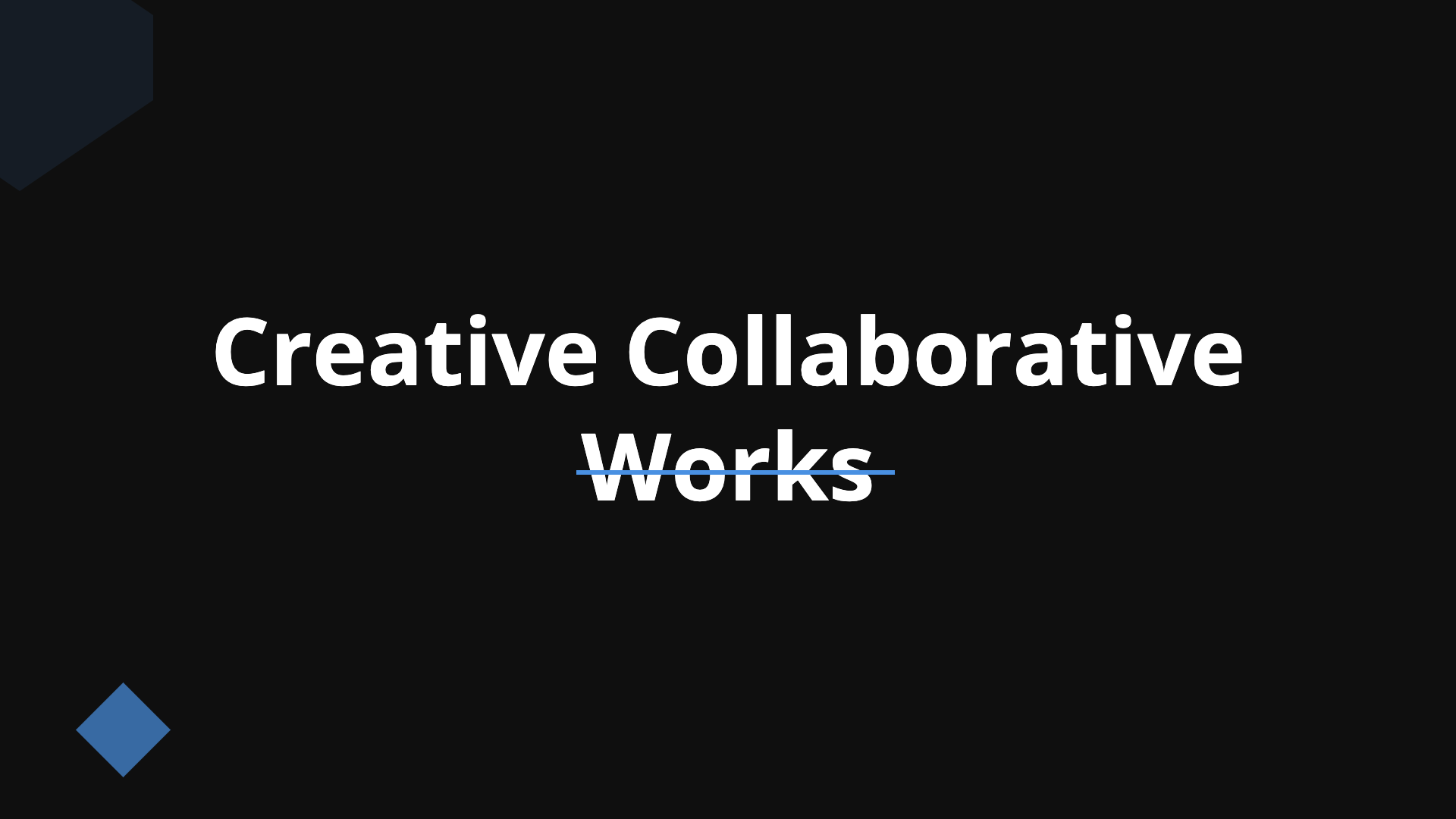 Creative Collaborative Works (Art-house Warm Edition) | Slidebyslide.ai