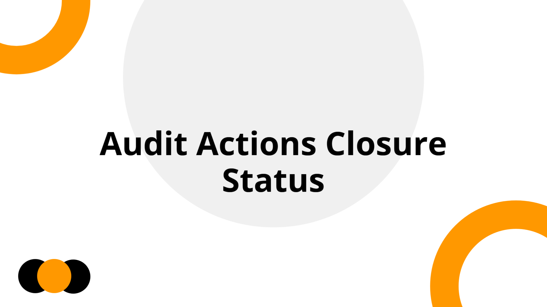 Audit Actions Closure – Executive Overview | Slidebyslide.ai