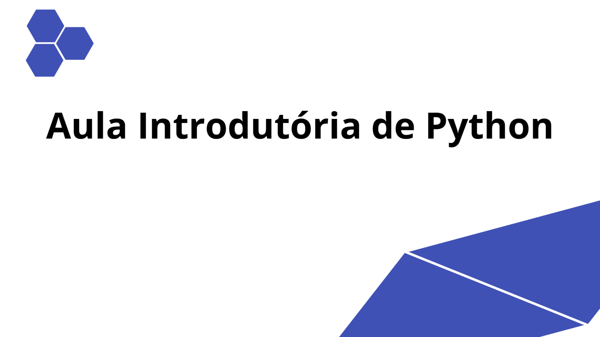 Aula Introdutória de Python | Slidebyslide.ai