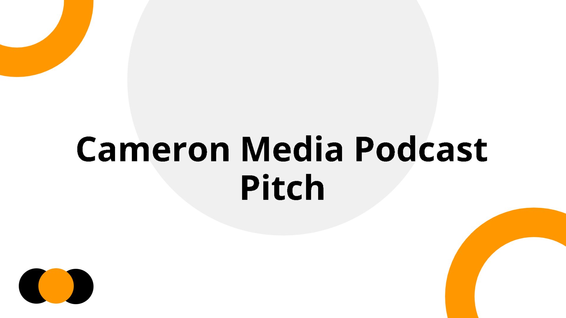 Cameron Media Podcast Pitch | Slidebyslide.ai
