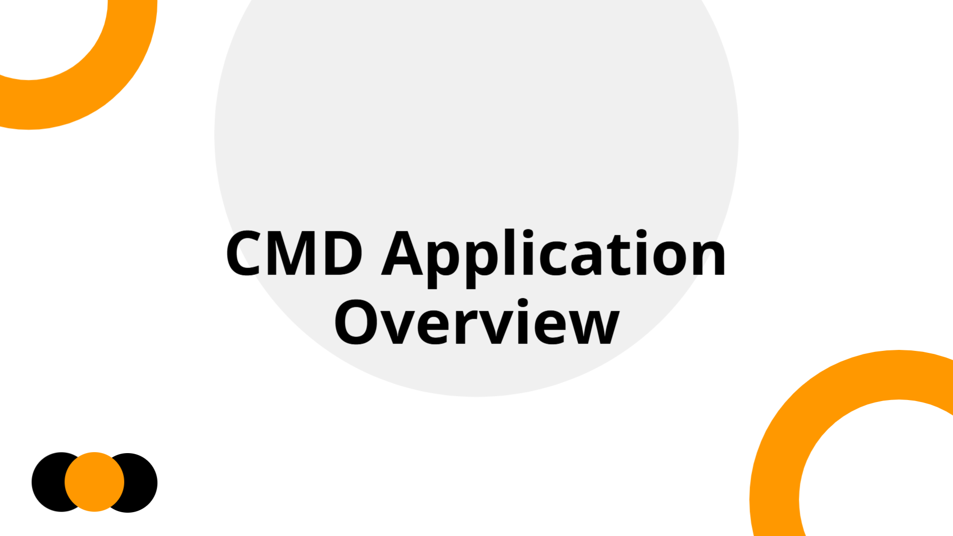 CMD Application Overview | Slidebyslide.ai