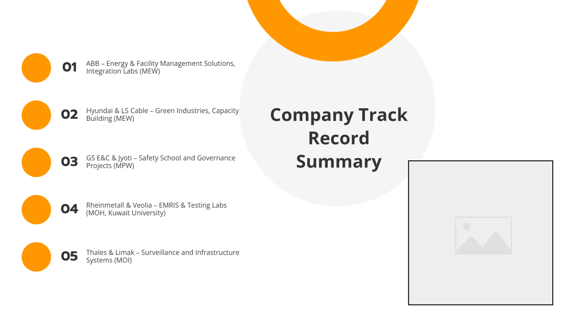 Company Track Record Overview | Slidebyslide.ai