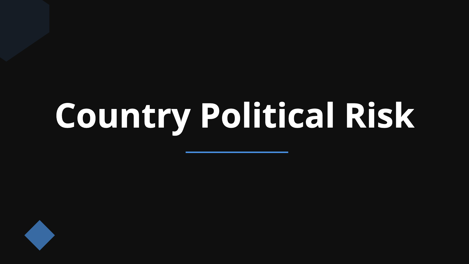 Country Political Risk – Consulting Style | Slidebyslide.ai