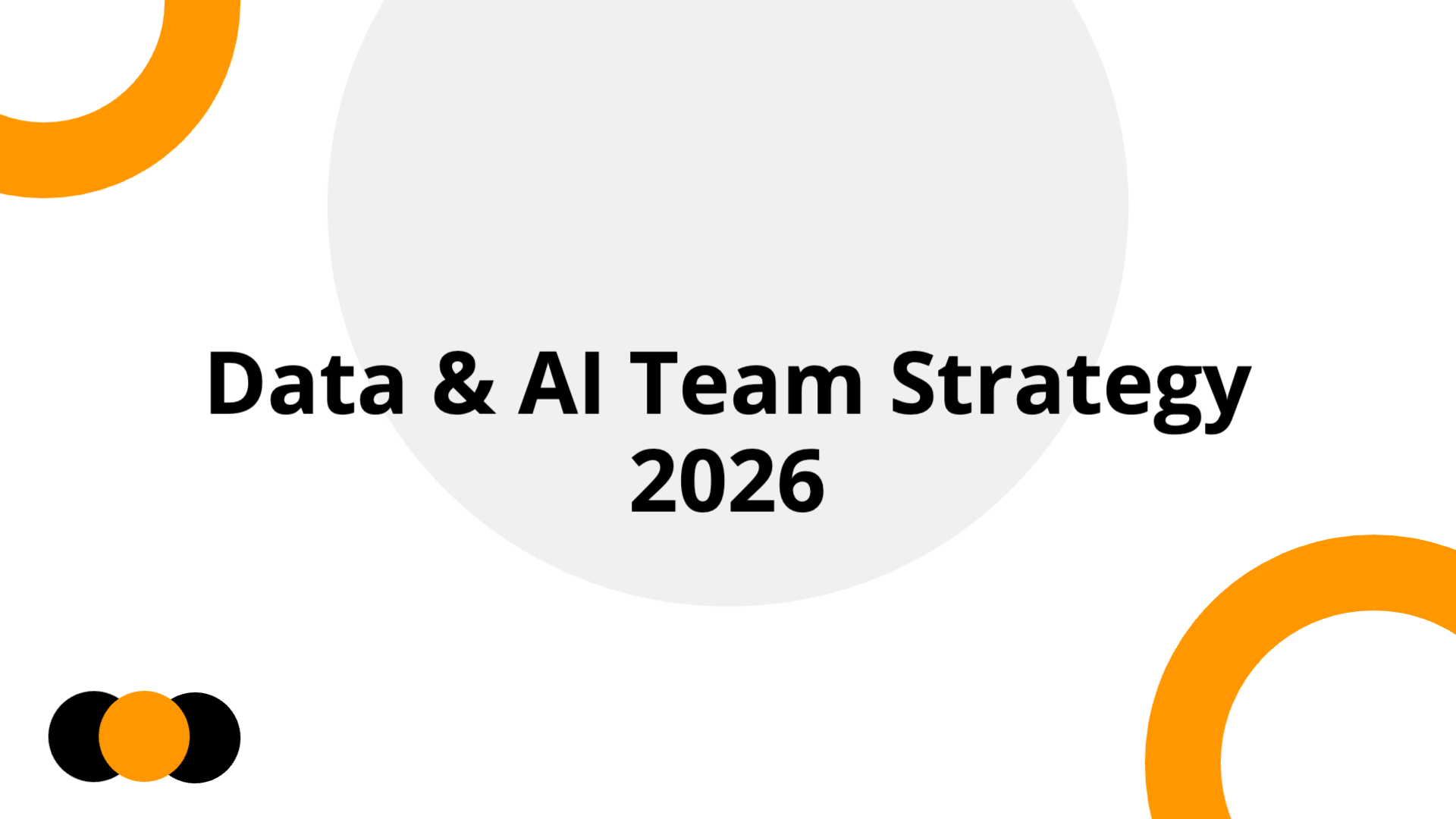 Data & AI Team Strategy 2026 | Slidebyslide.ai