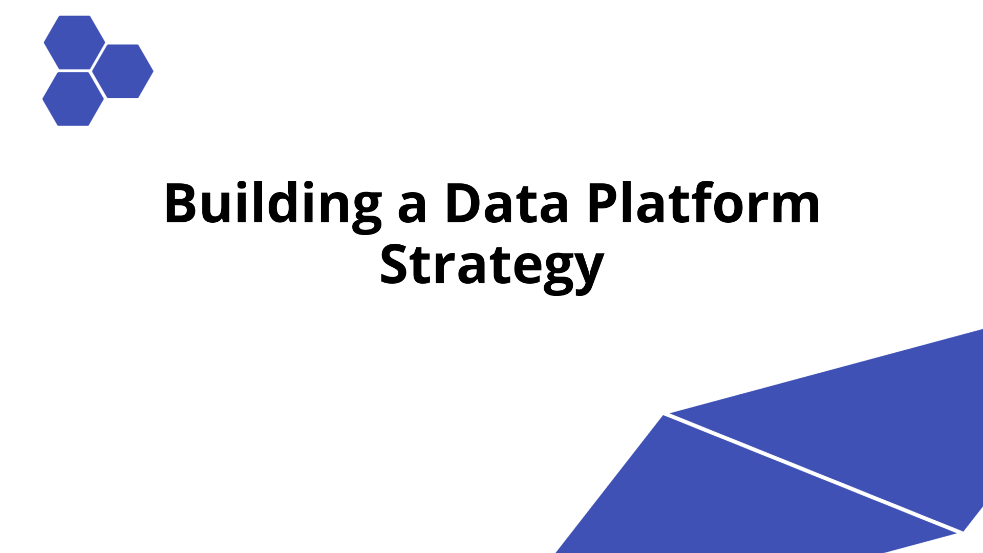 Data Platform Strategy | Slidebyslide.ai