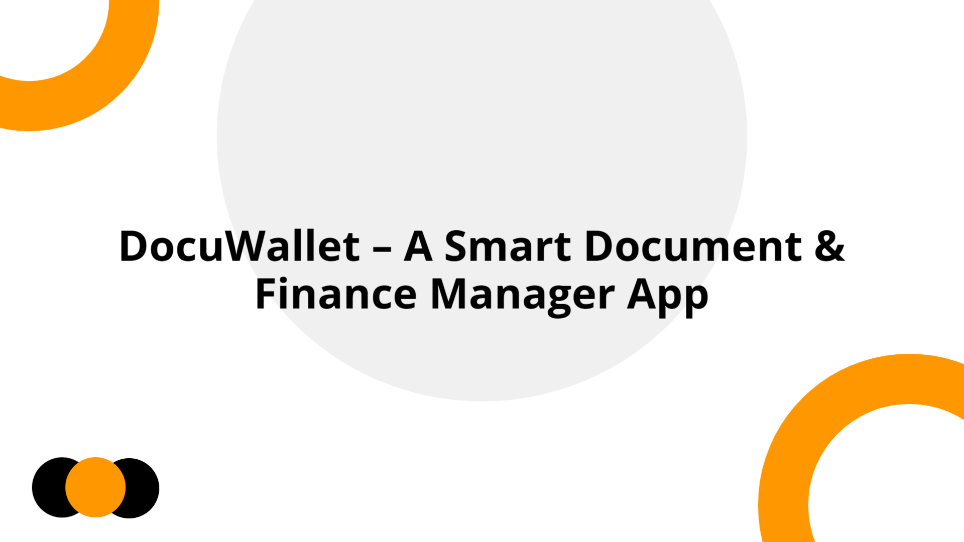 DocuWallet Project Overview | Slidebyslide.ai