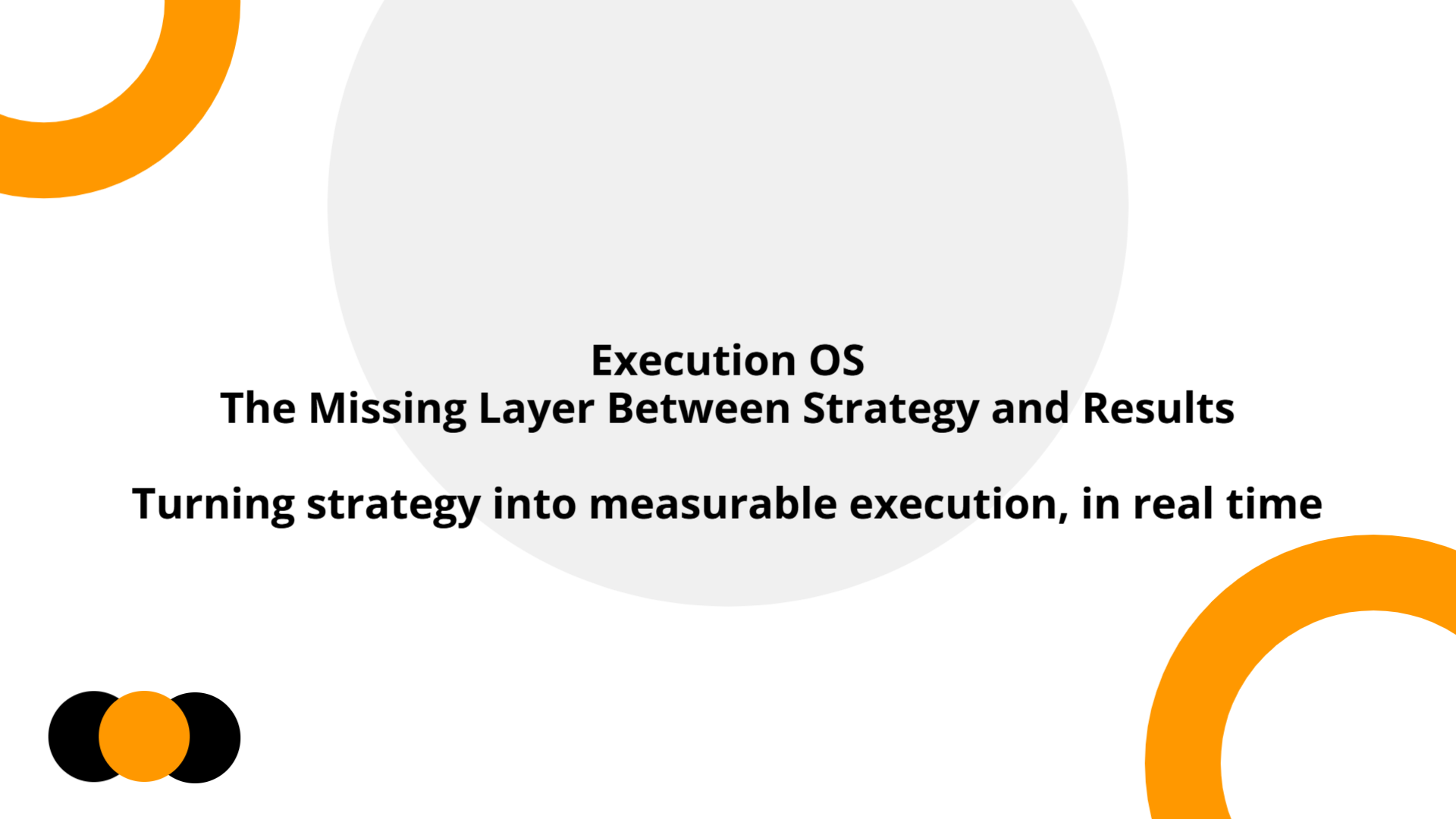Execution OS — Strategy to Results | Slidebyslide.ai
