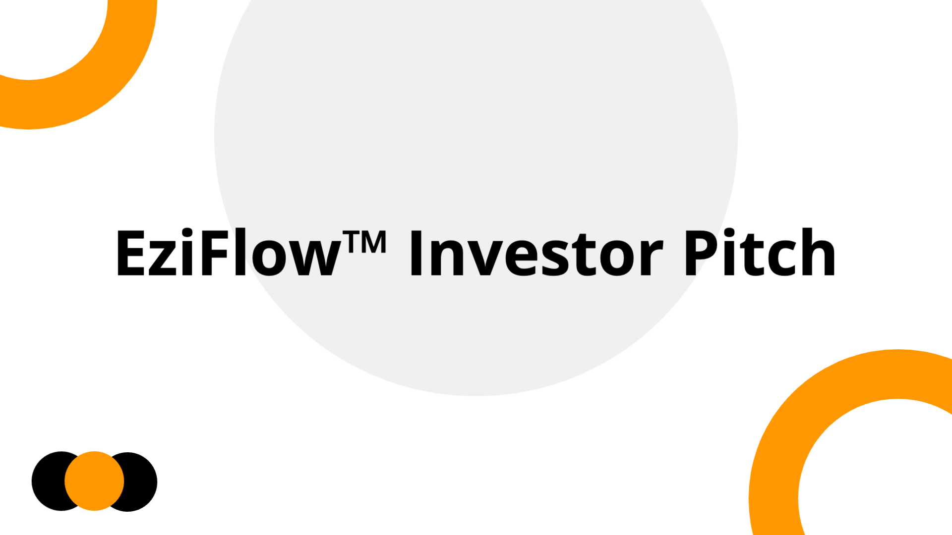 EziFlow Integrated Investor Pitch | Slidebyslide.ai