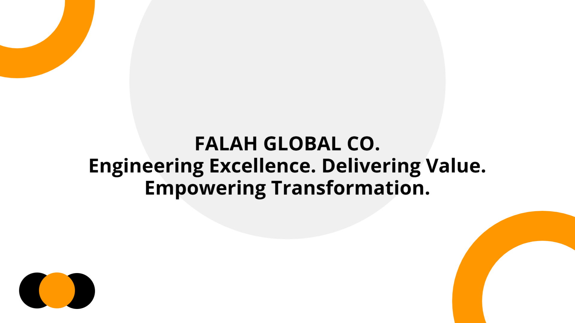 FALAH GLOBAL Co. - Corporate Template | Slidebyslide.ai
