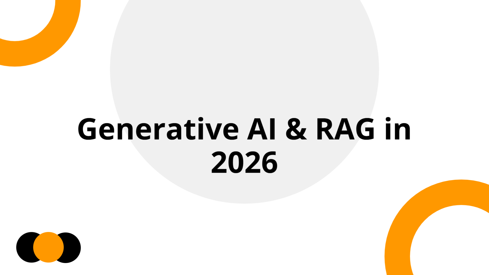 Generative AI and Retrieval-Augmented Generation (RAG) in 2026 ...