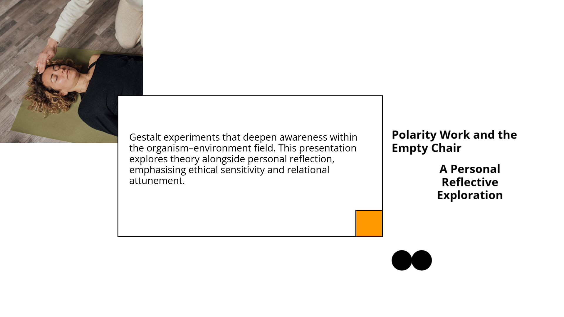 Gestalt Techniques – Polarity Work and the Empty Chair | Slidebyslide.ai
