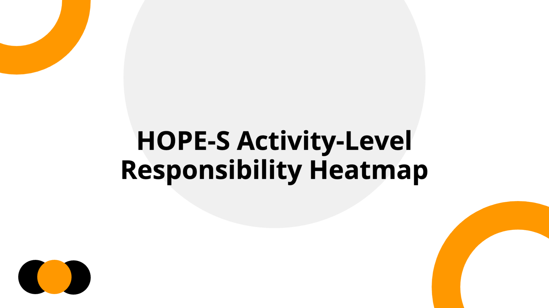 HOPE-S Responsibility Heatmap | Slidebyslide.ai