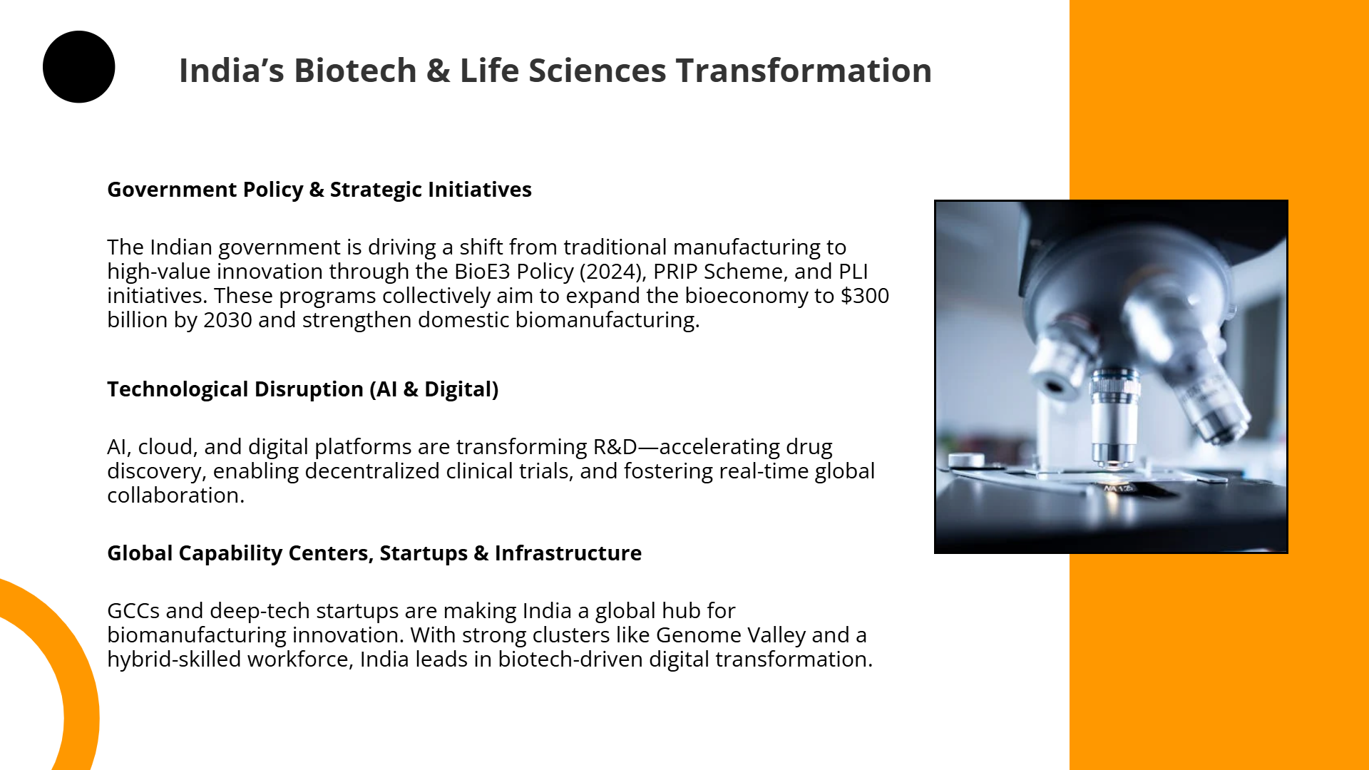 India's Biotech Transformation | Slidebyslide.ai