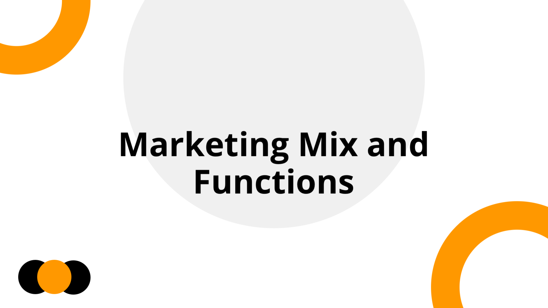 Marketing Mix and Functions | Slidebyslide.ai