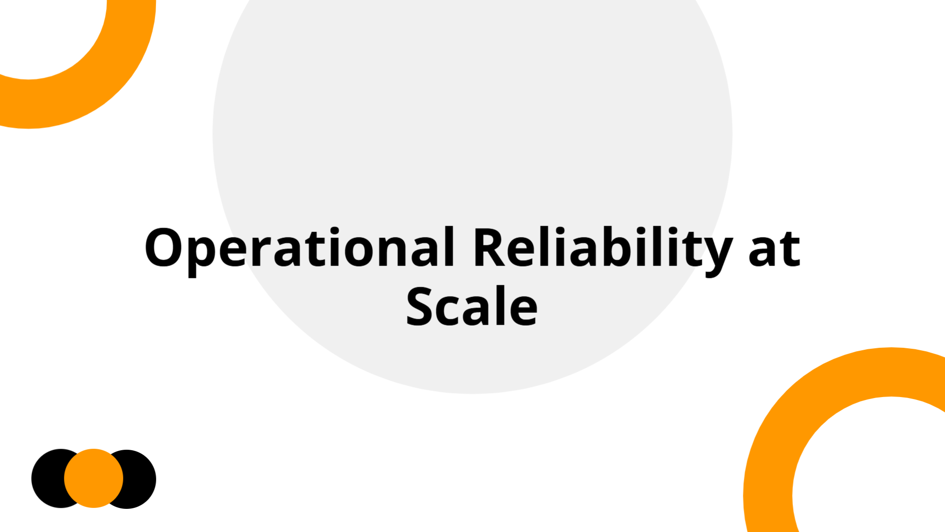 Operational Reliability at Scale – Executive Edition | Slidebyslide.ai