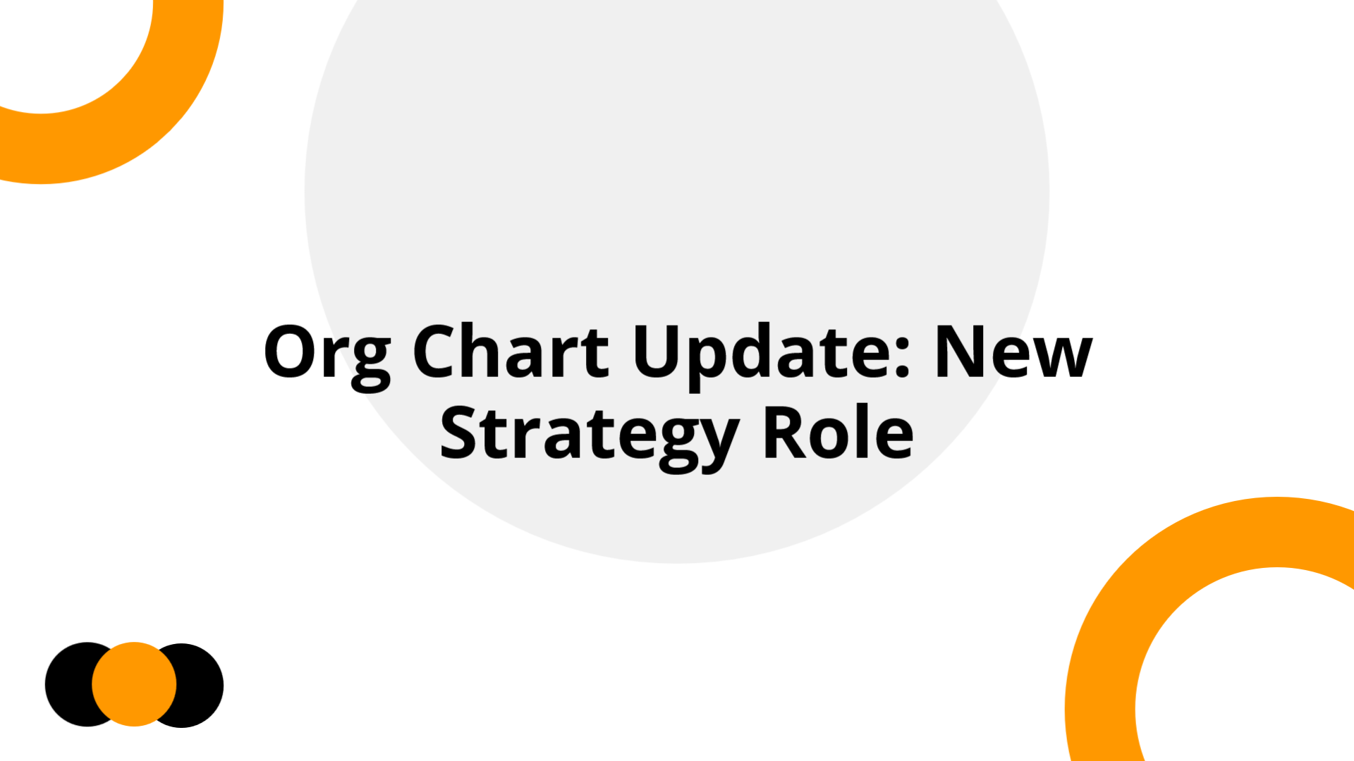 Org Chart Update: New Strategy Role | Slidebyslide.ai