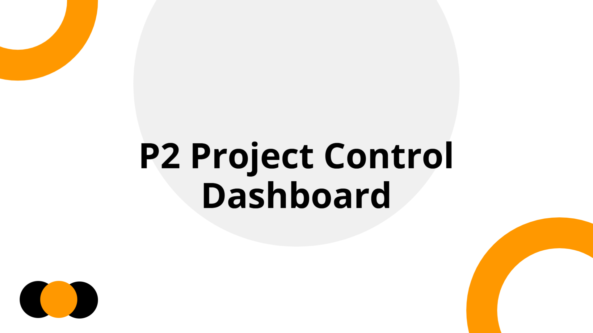 P2 Project Control Dashboard | Slidebyslide.ai