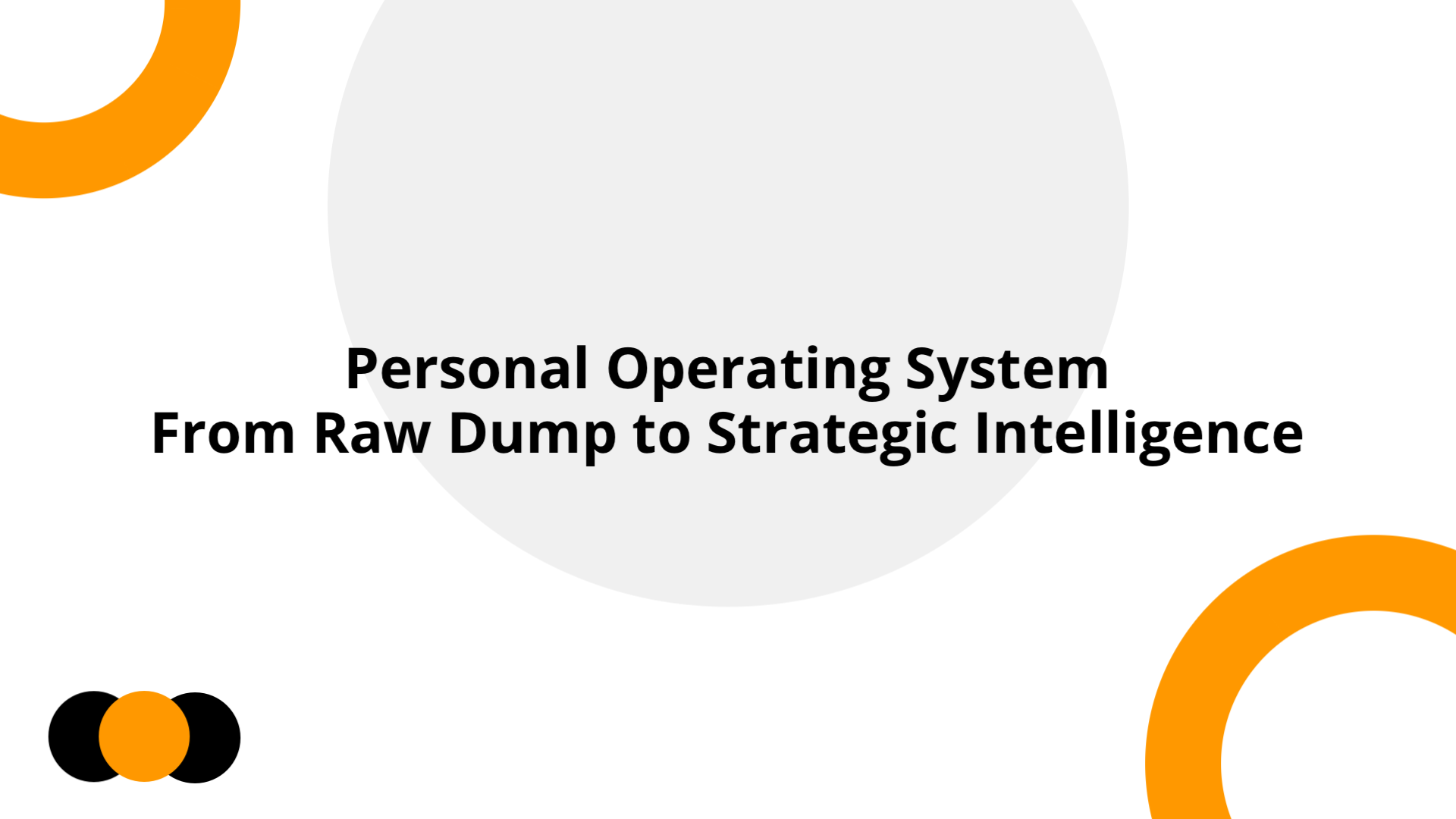 Personal Operating System | Slidebyslide.ai