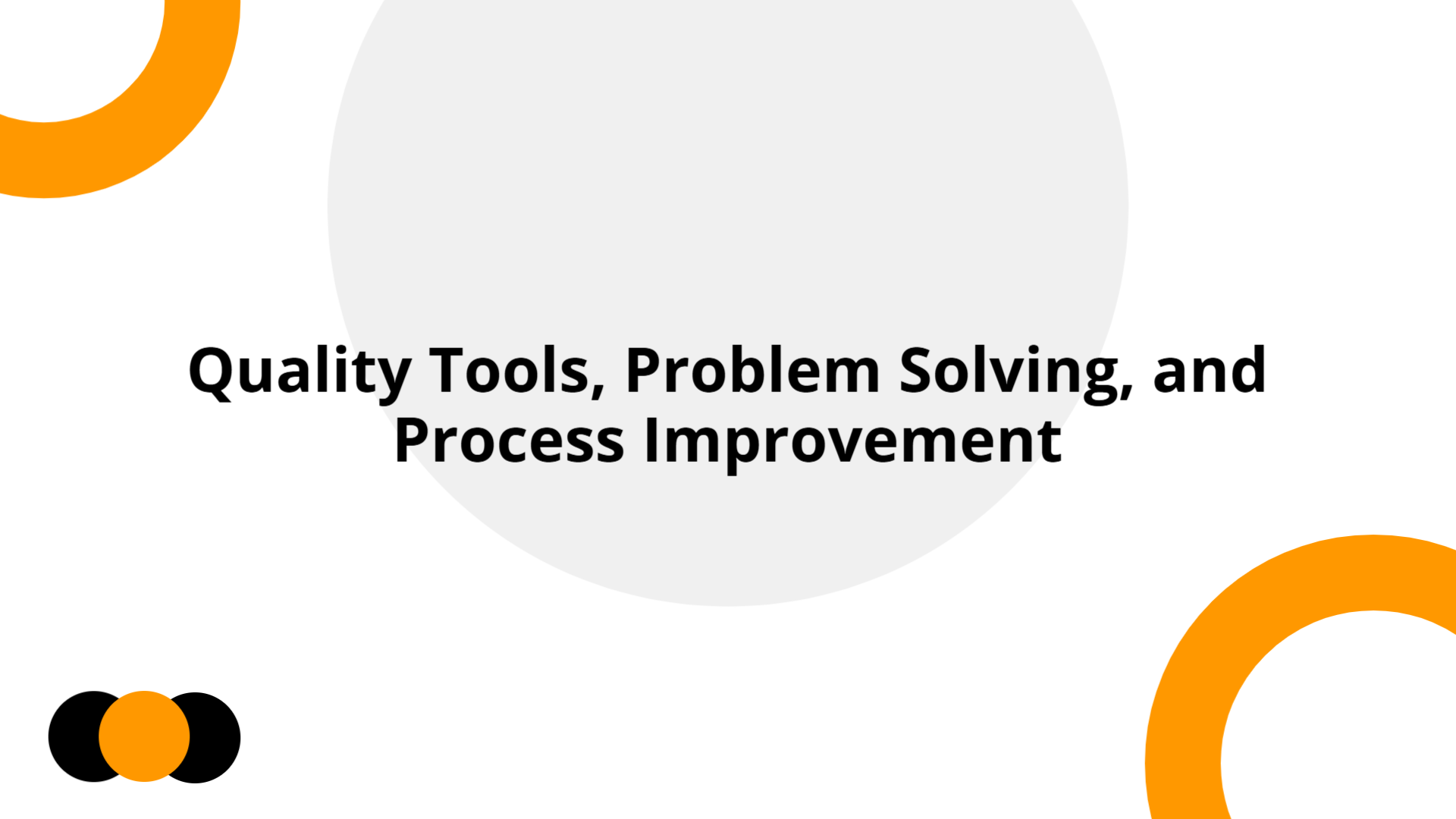 Quality Tools and Problem Solving Techniques | Slidebyslide.ai