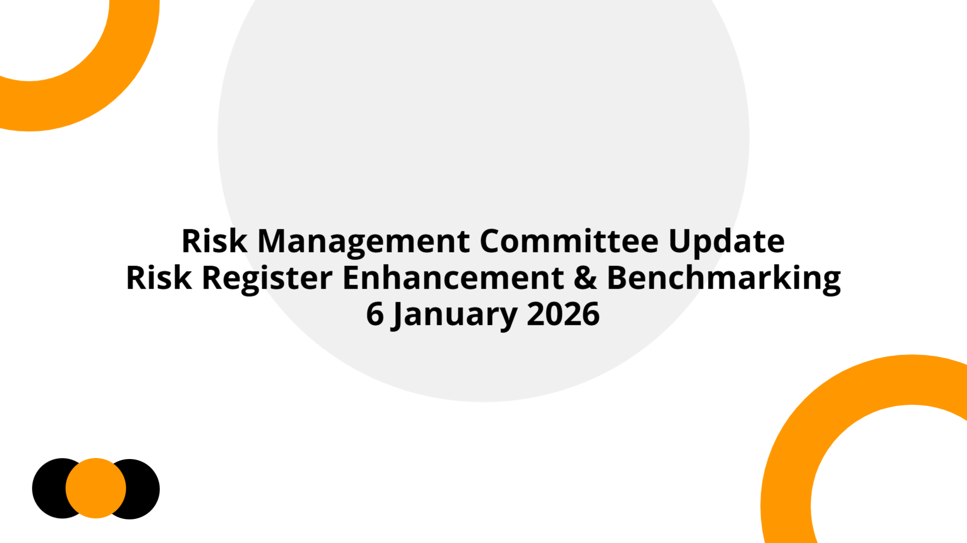 Risk Management Committee – RMC Update | Slidebyslide.ai