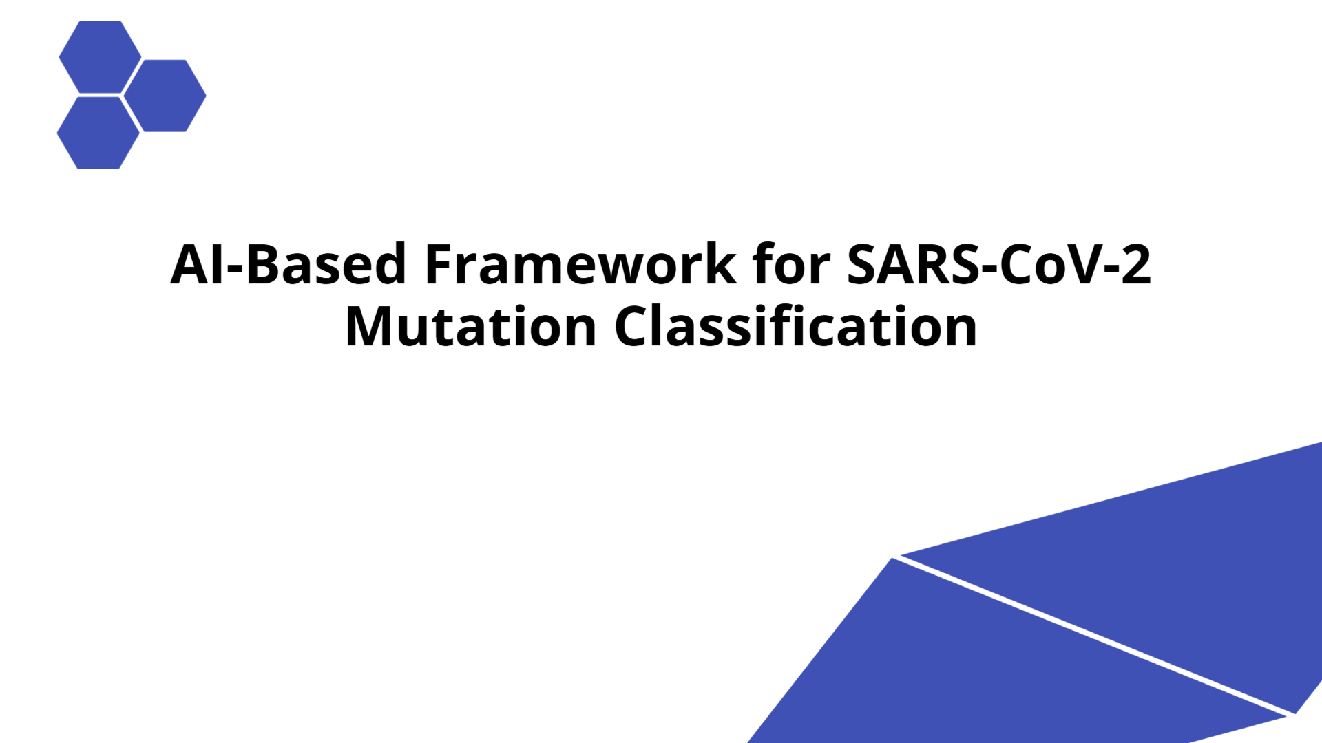 SARS-CoV-2 Mutation Classification Framework | Slidebyslide.ai