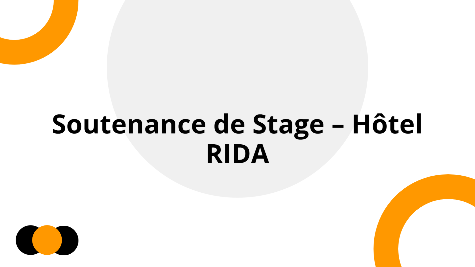 Soutenance de Stage - Hôtel RIDA | Slidebyslide.ai