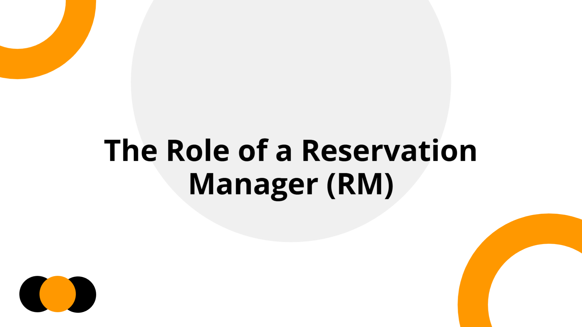 The Role of a Reservation Manager (RM) | Slidebyslide.ai