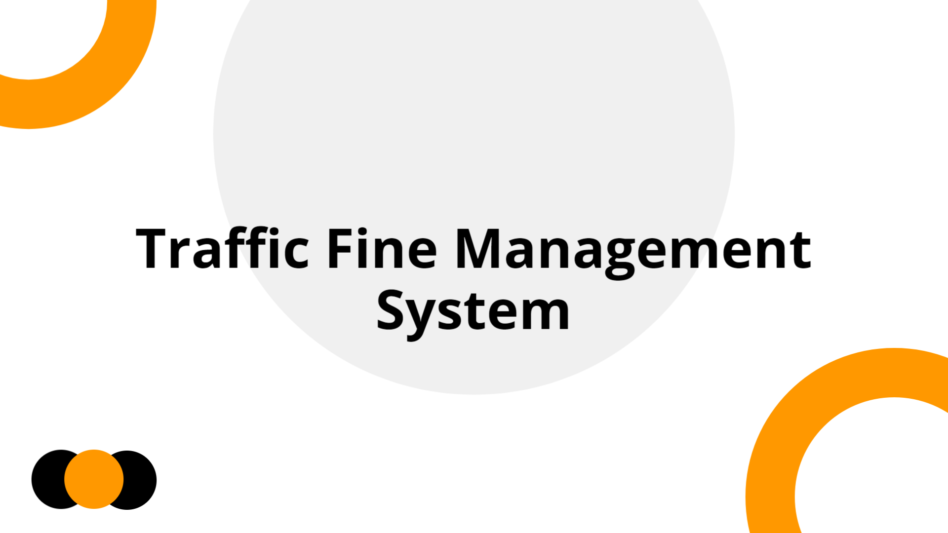 Traffic Fine Management System | Slidebyslide.ai