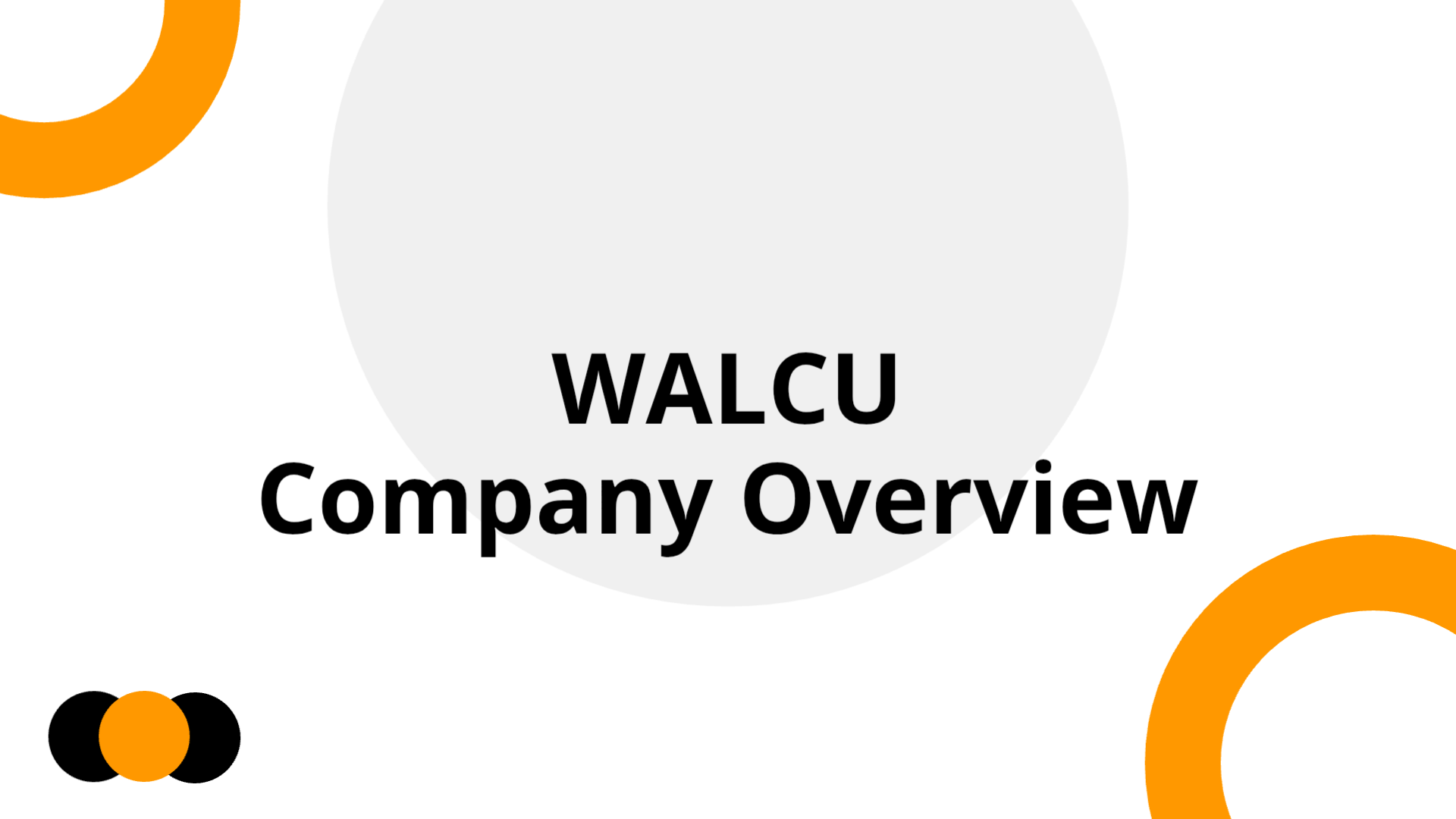WALCU Company Overview | Slidebyslide.ai