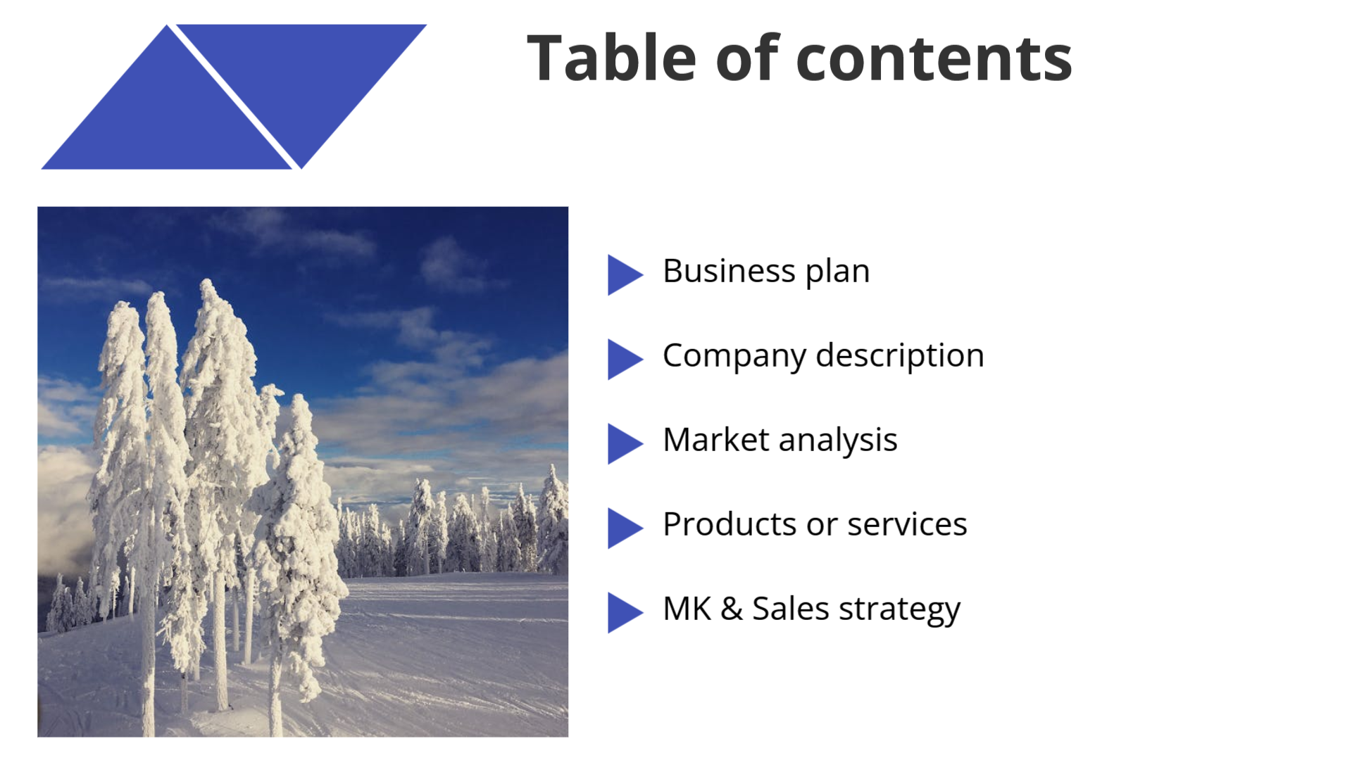 Image_With_List digital presentation template - professional slide design preview